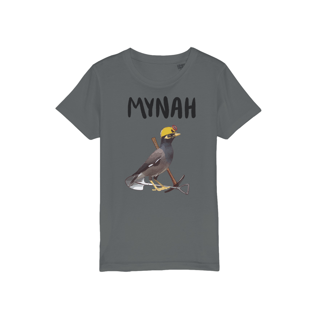 Mining Mynah T-Shirt for Kids (Organic)