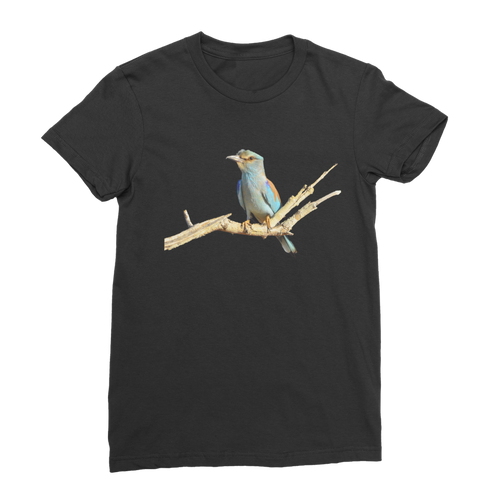 Eurasian Roller | Birds of Africa Collection | Premium Jersey Women's T-Shirt - Sharasaur
