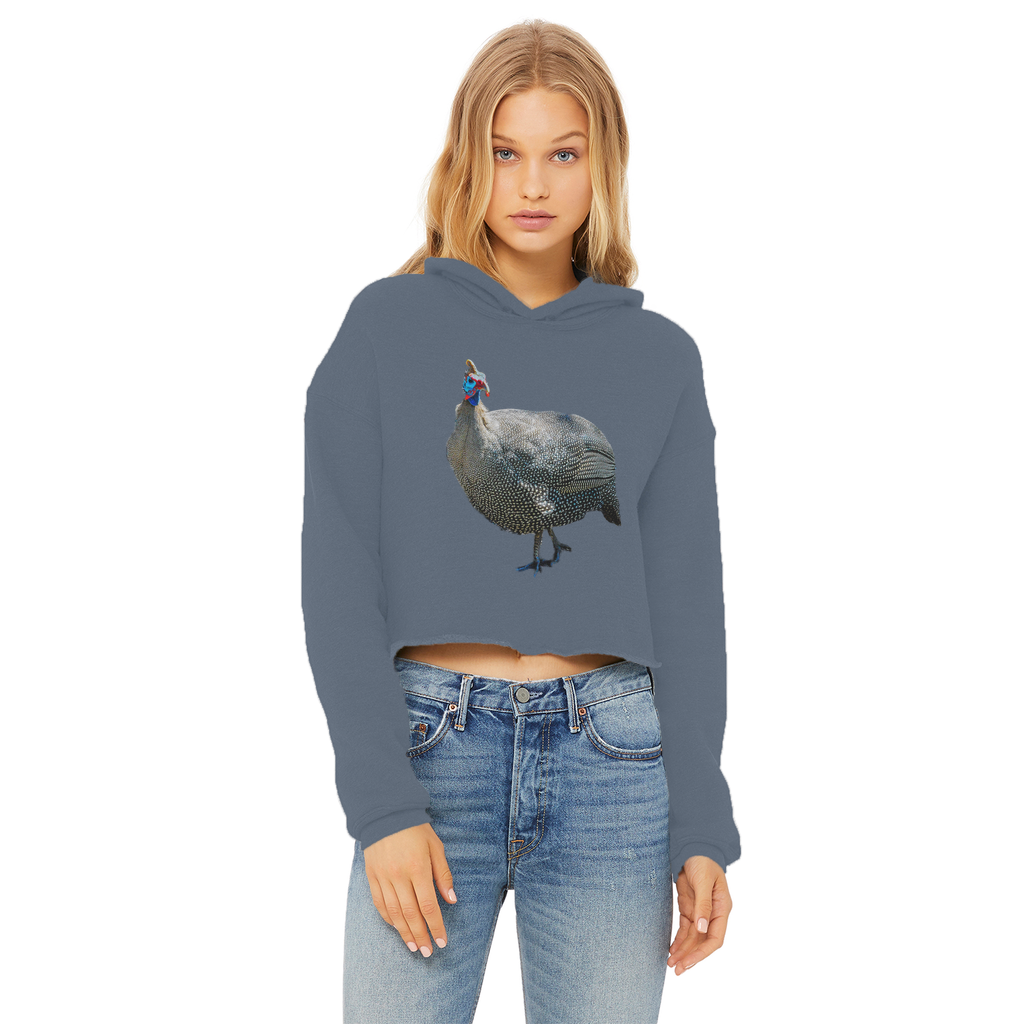 Guinea Fowl Hoodie for Women (Cropped)