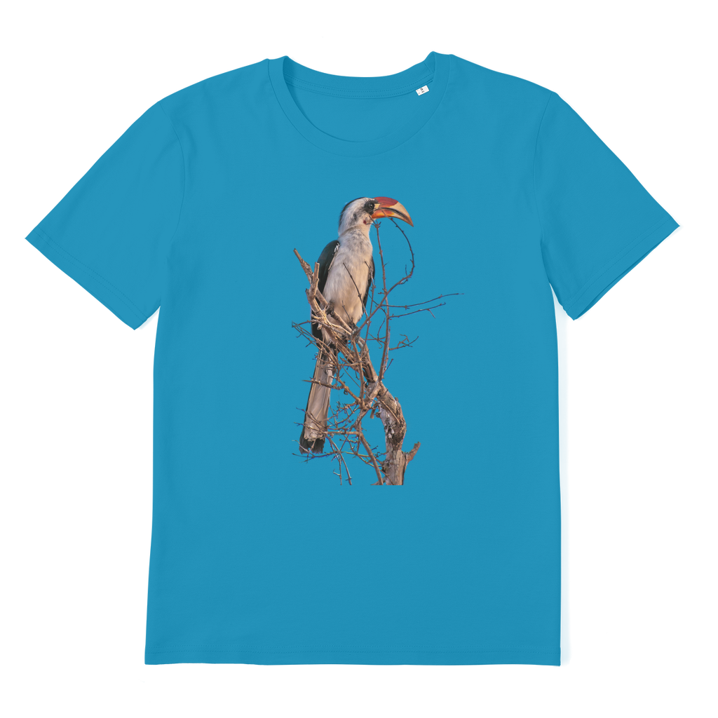 Red Billed Hornbill T-Shirt (Organic)