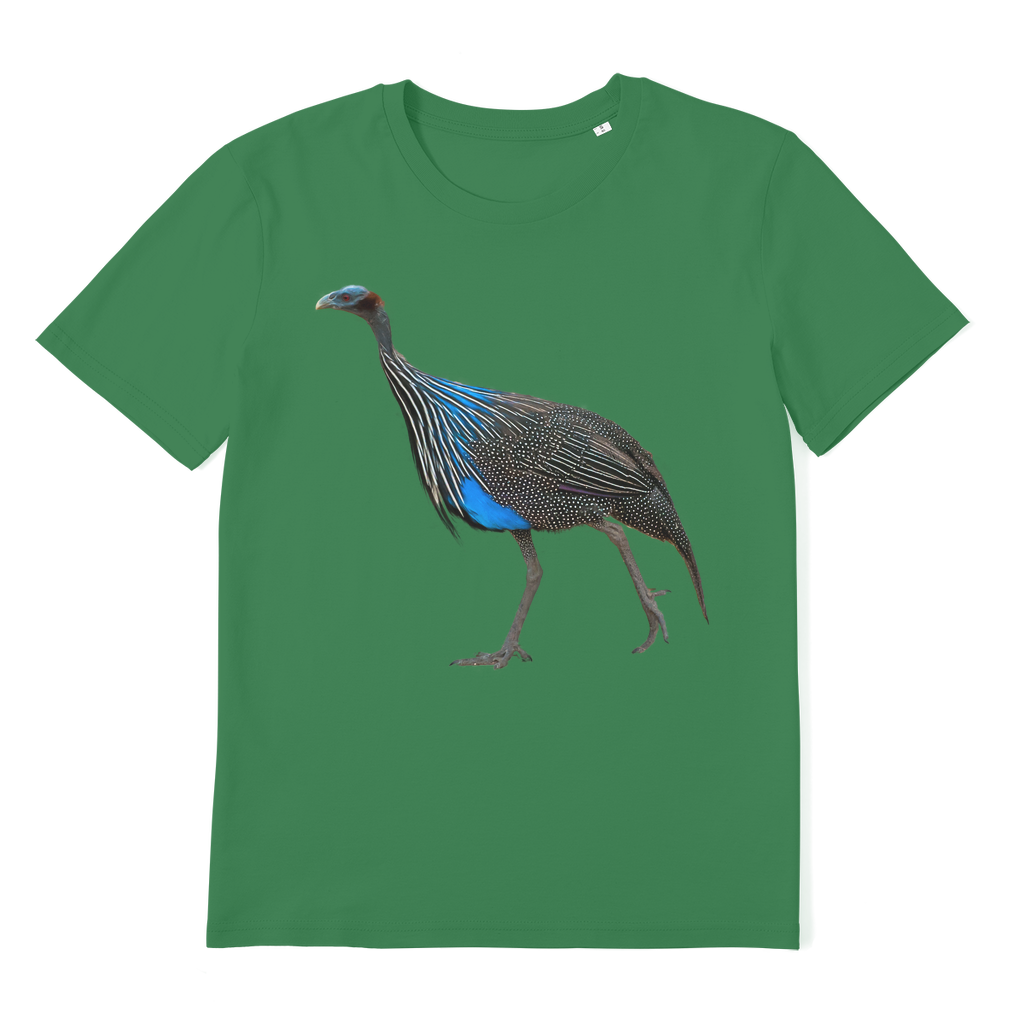 Vulturine Guinea Fowl T-Shirt (Organic)