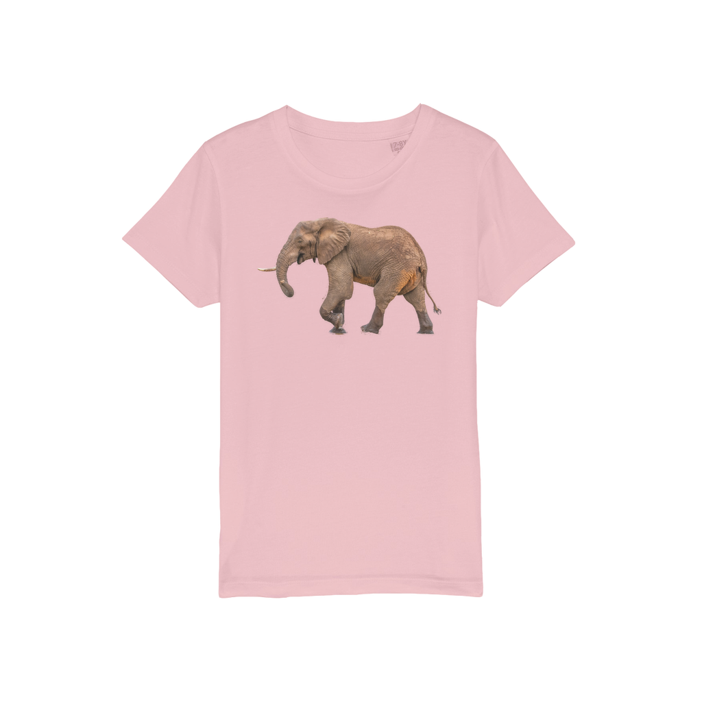 A pink elephant t-shirt for kids