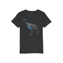Load image into Gallery viewer, Black vulturine guinea fowl tee for kids
