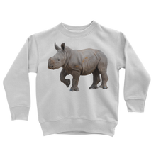Charger l&#39;image dans la galerie, Baby Rhino | Animals of Africa | Classic Kids Sweatshirt - Sharasaur
