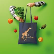 Load image into Gallery viewer, Giraffe Tote Bag (Shopper style)
