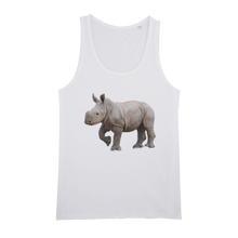 Load image into Gallery viewer, Baby Rhino | Animals of Africa | Organic Jersey Unisex Tank Top - Sharasaur
