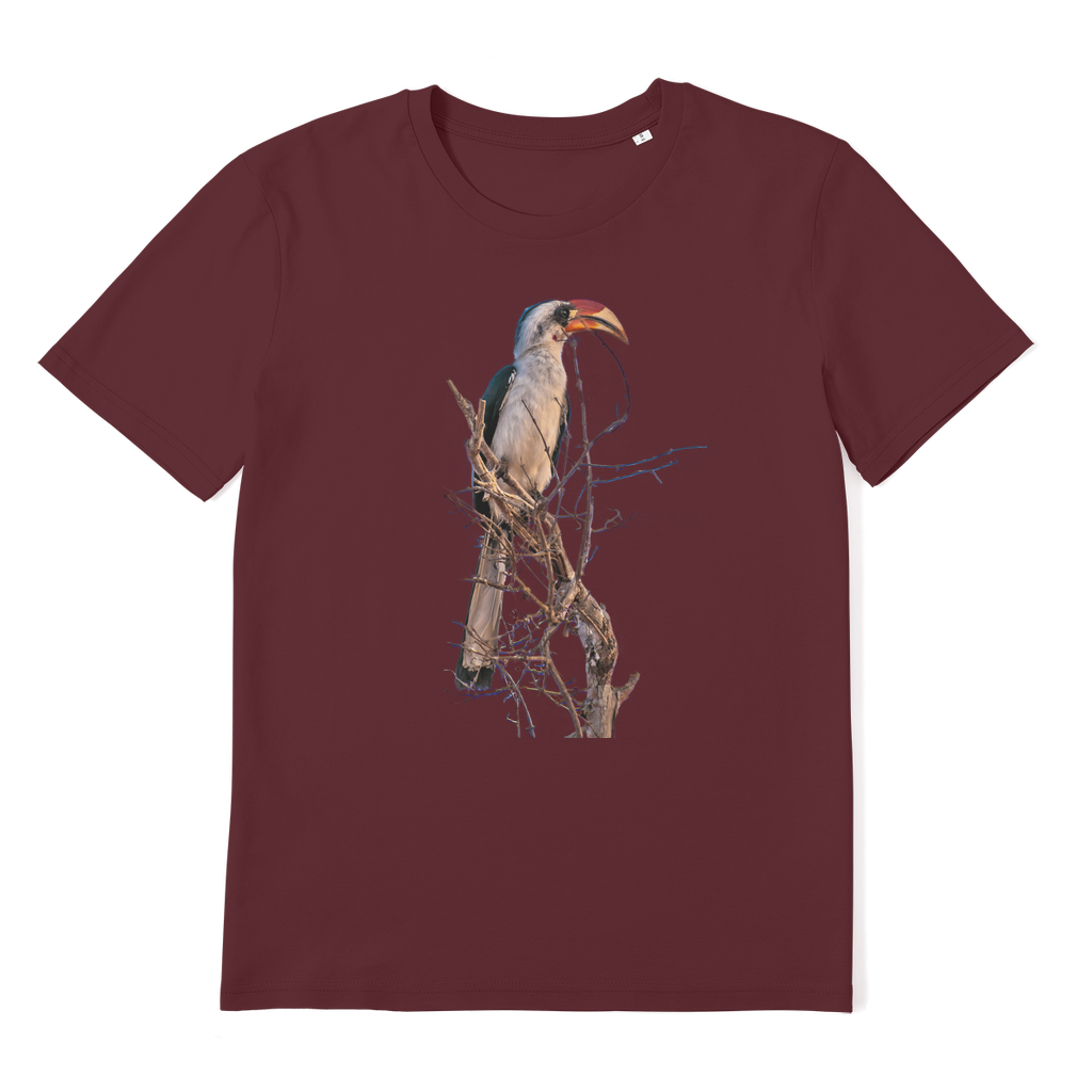 Red Billed Hornbill T-Shirt (Organic)