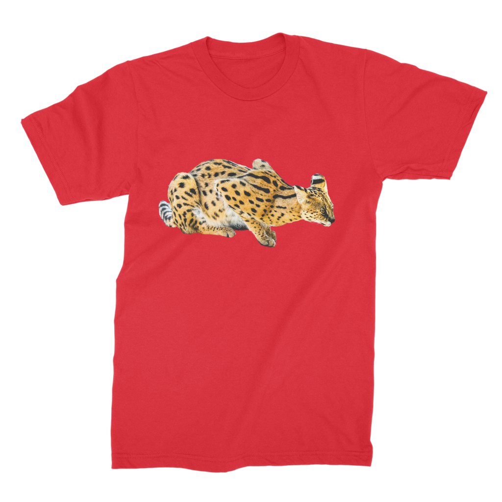 African Serval Cat Men's T-Shirt