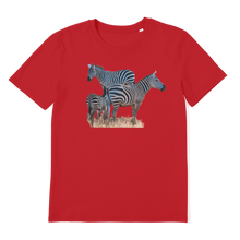 Load image into Gallery viewer, red zebra t-shirt
