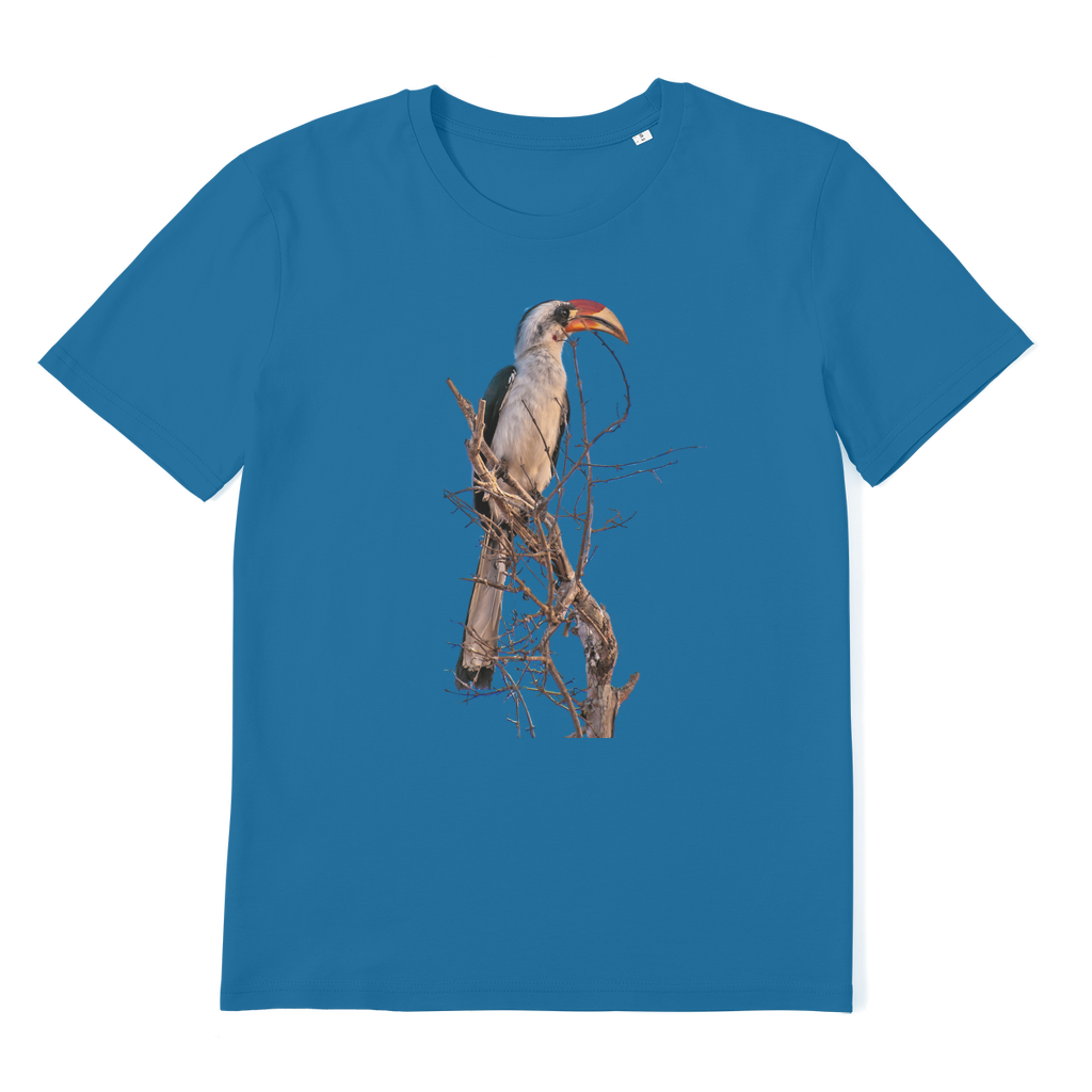 Red Billed Hornbill T-Shirt (Organic)