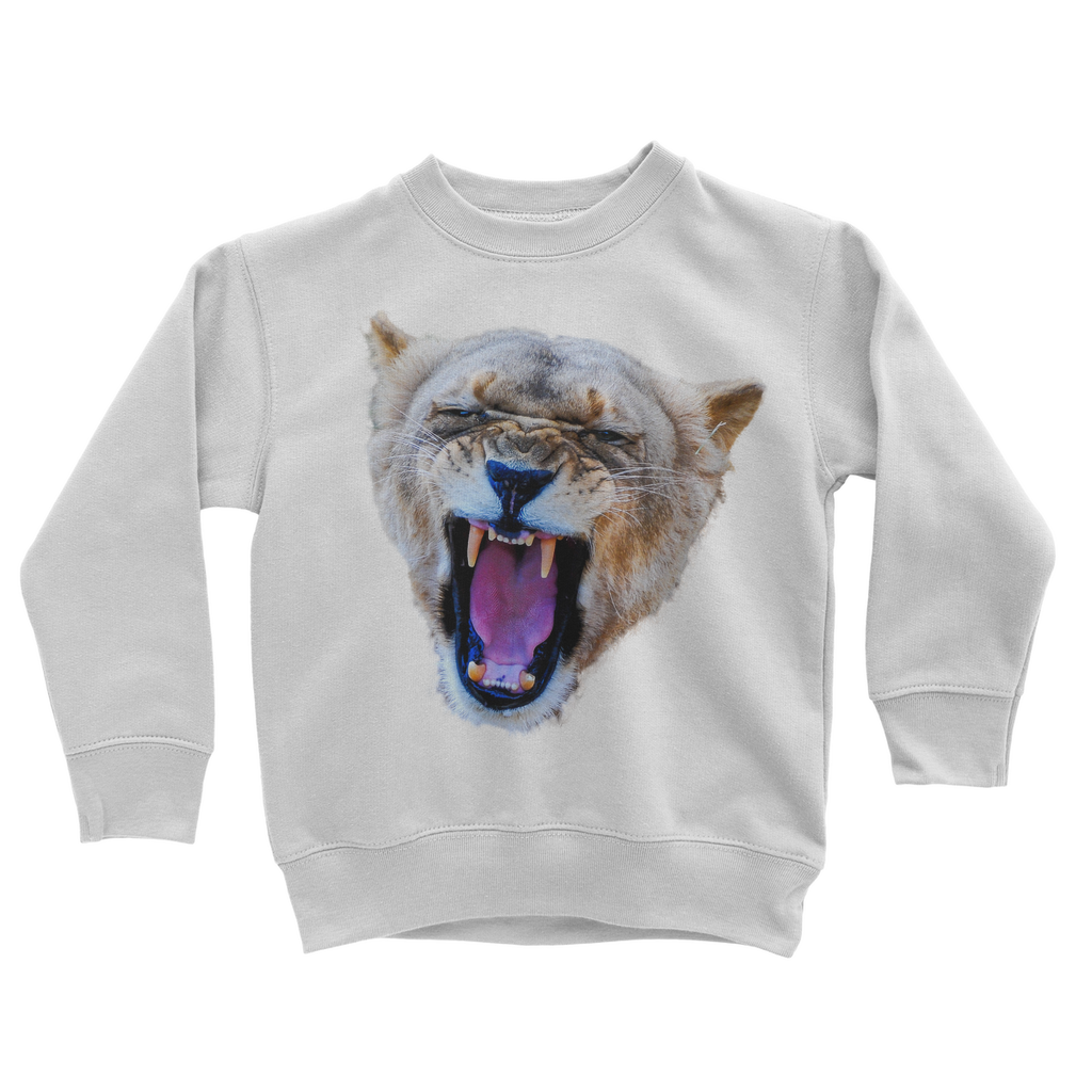 white african lioness sweatshirt for kids