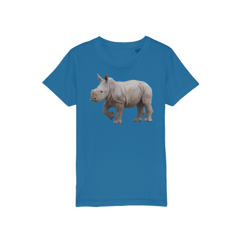 Baby Rhino | Animals of Africa | Organic Jersey Kids T-Shirt - Sharasaur