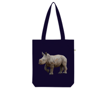 Load image into Gallery viewer, Baby Rhino | Animals of Africa | Organic Tote Bag - Sharasaur

