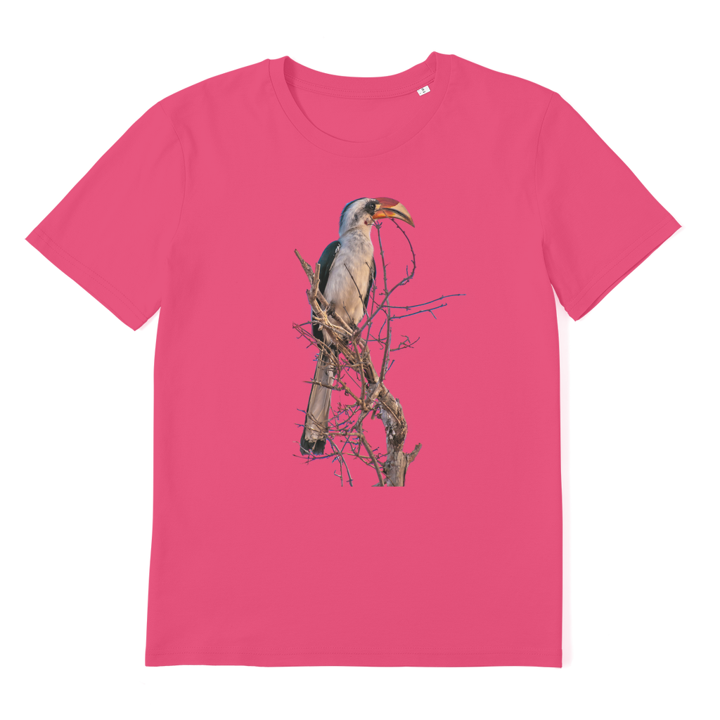 Red Billed Hornbill T-Shirt (Organic)