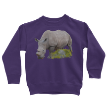 Load image into Gallery viewer, African Rhino Sweatshirt for Kids
