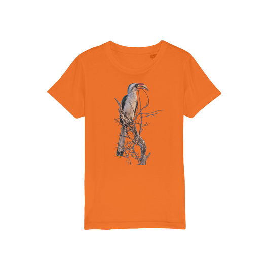 Red-Billed Hornbill T-Shirt for Kids