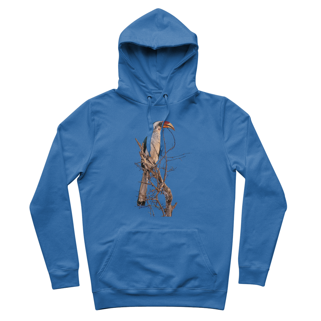 Red Billed Hornbill Hoodie