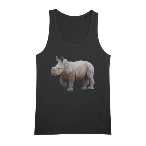 Baby Rhino | Animals of Africa | Organic Jersey Womens Tank Top - Sharasaur