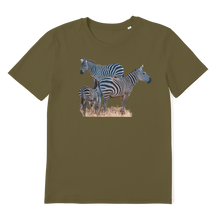 Load image into Gallery viewer, olive zebra t for men and women
