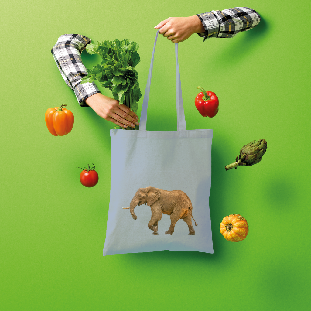 Elephant Tote Bag (Shopper style)