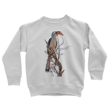 Load image into Gallery viewer, white hornbill sweatshirt for kids
