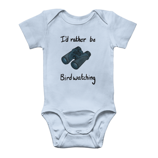 I'd rather be birdwatching Baby Onesie Bodysuit