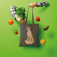 Load image into Gallery viewer, Cheetah | Animals of Africa Collection | Shopper Tote Bag - Sharasaur

