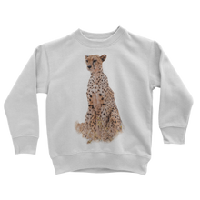 Load image into Gallery viewer, White african cheetah sweatshirt for kids
