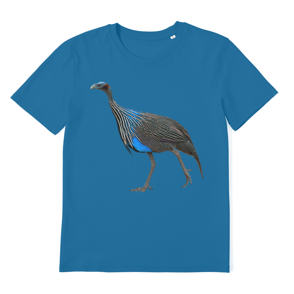 blue vulturine guinea fowl shirt