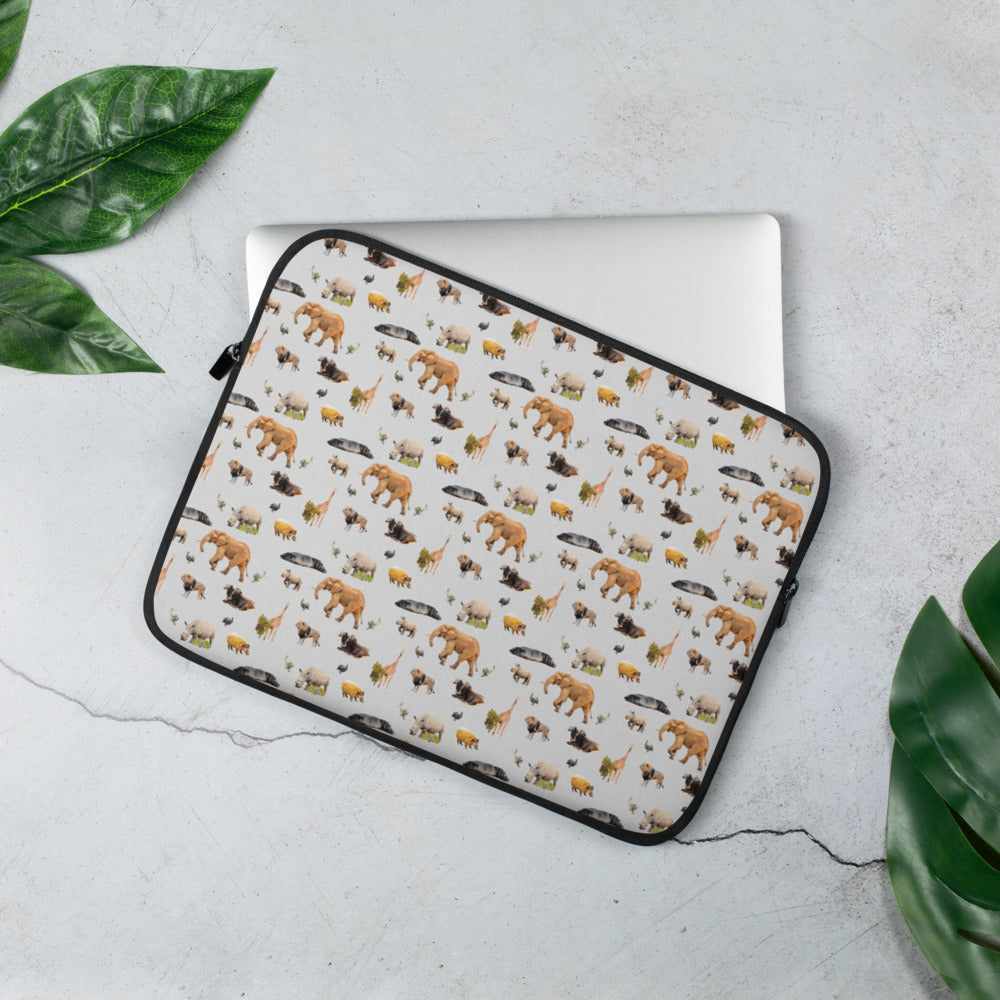 African Animal Laptop Sleeve