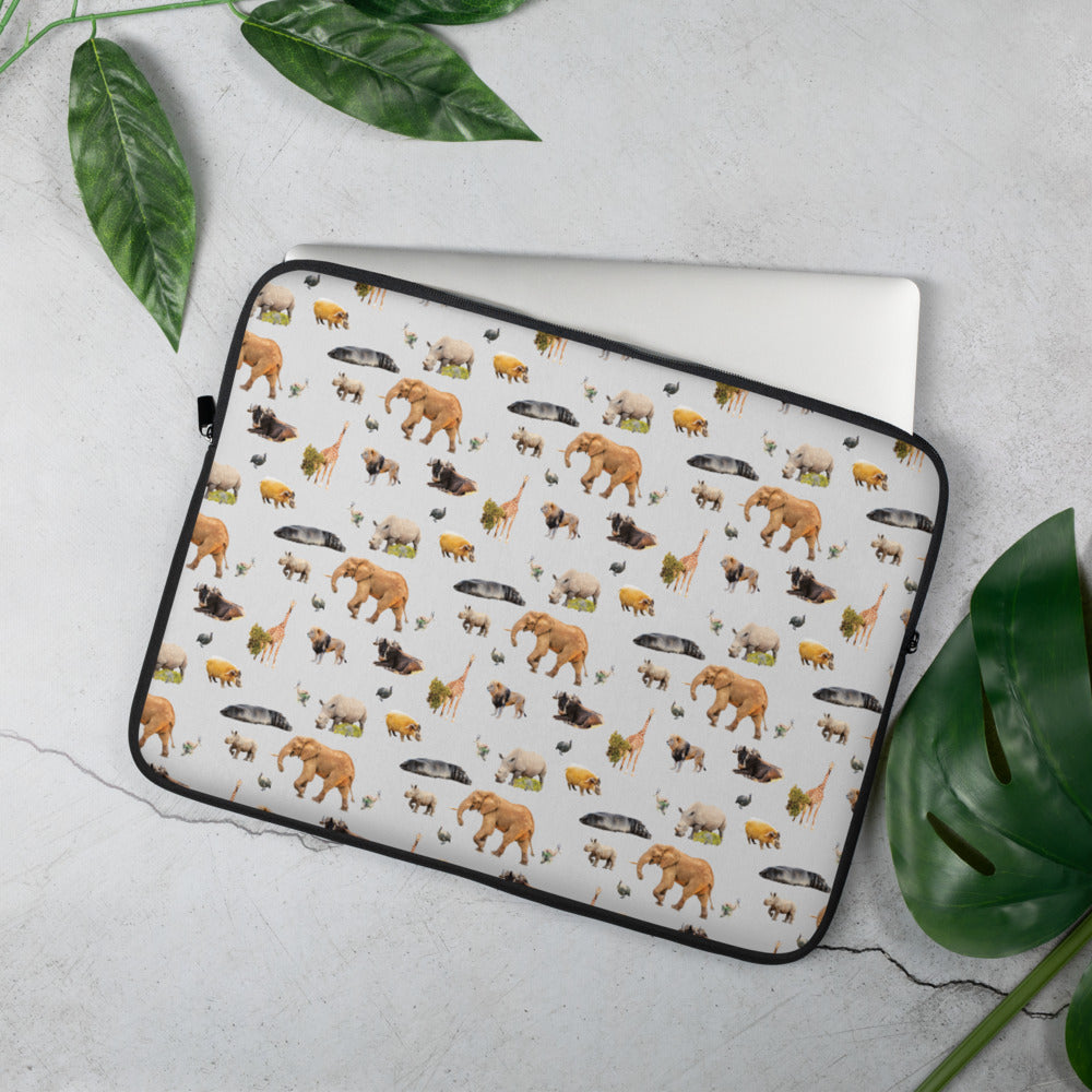 African Animal Laptop Sleeve