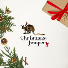 Load image into Gallery viewer, Kangaroo Christmas Jumper | The Christmas Collection | Stickers (Bubble-free)
